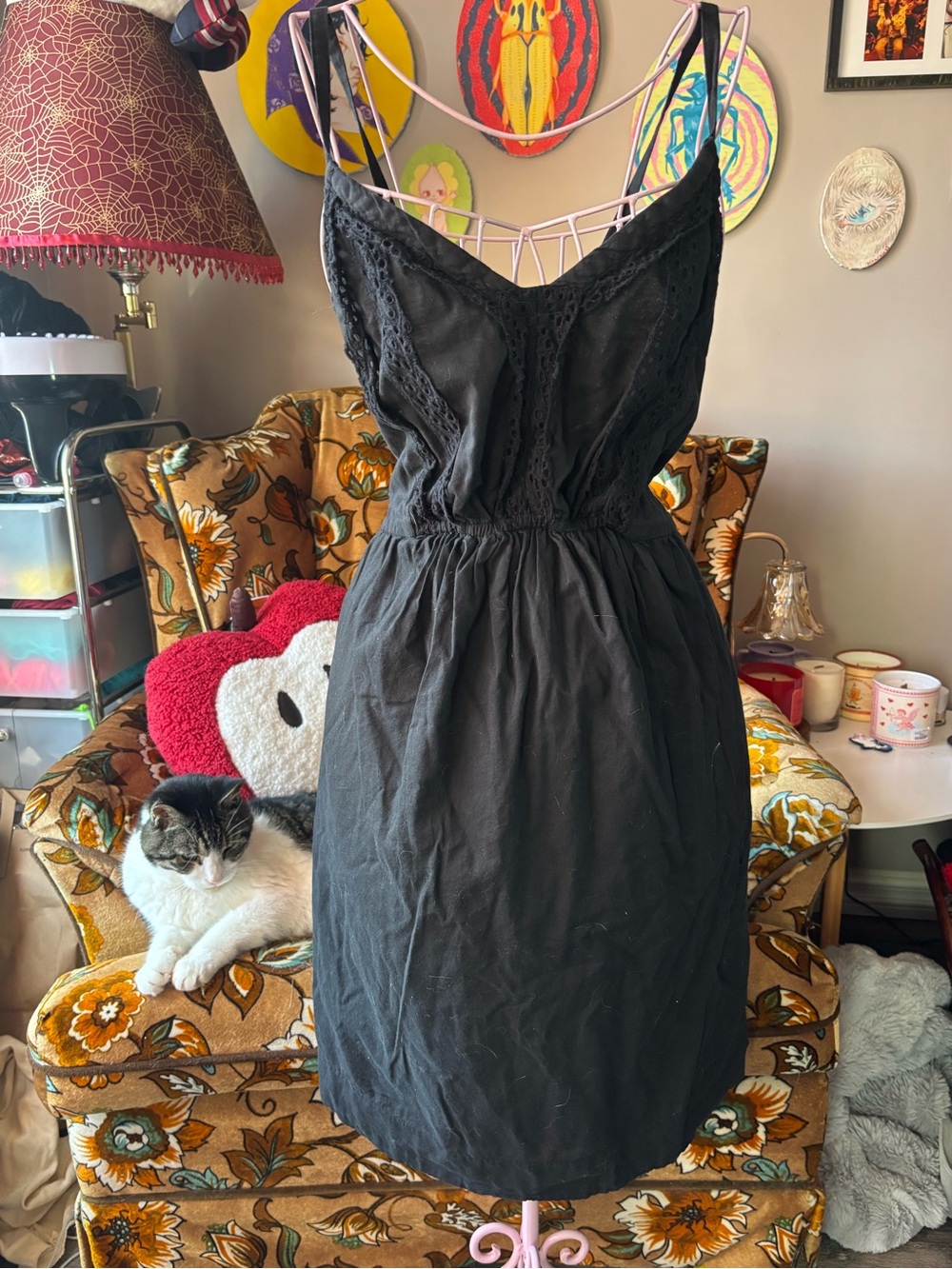 NOA Mini Dress in Black Size Small